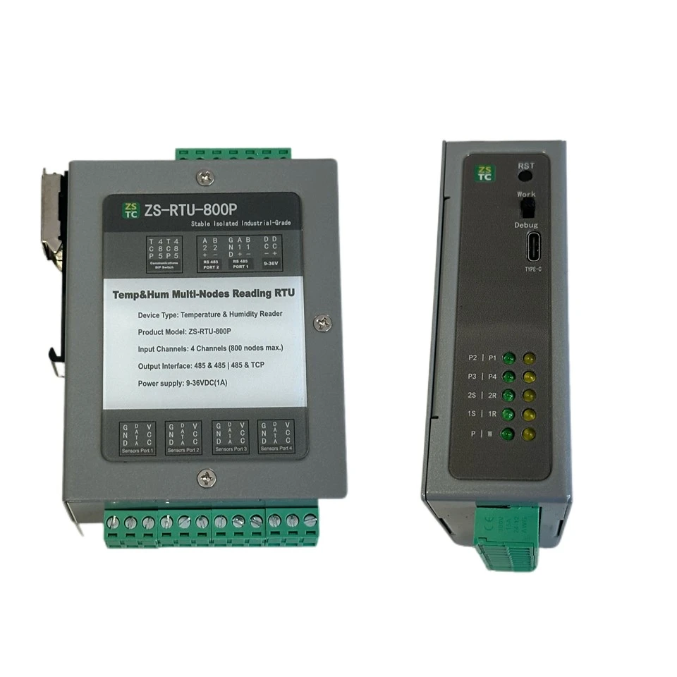 ZS-RTU-serie multi-punttemperatuur- en vochtigheidscollector